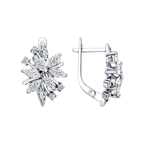 

Серьги SOKOLOV из серебра с фианитами