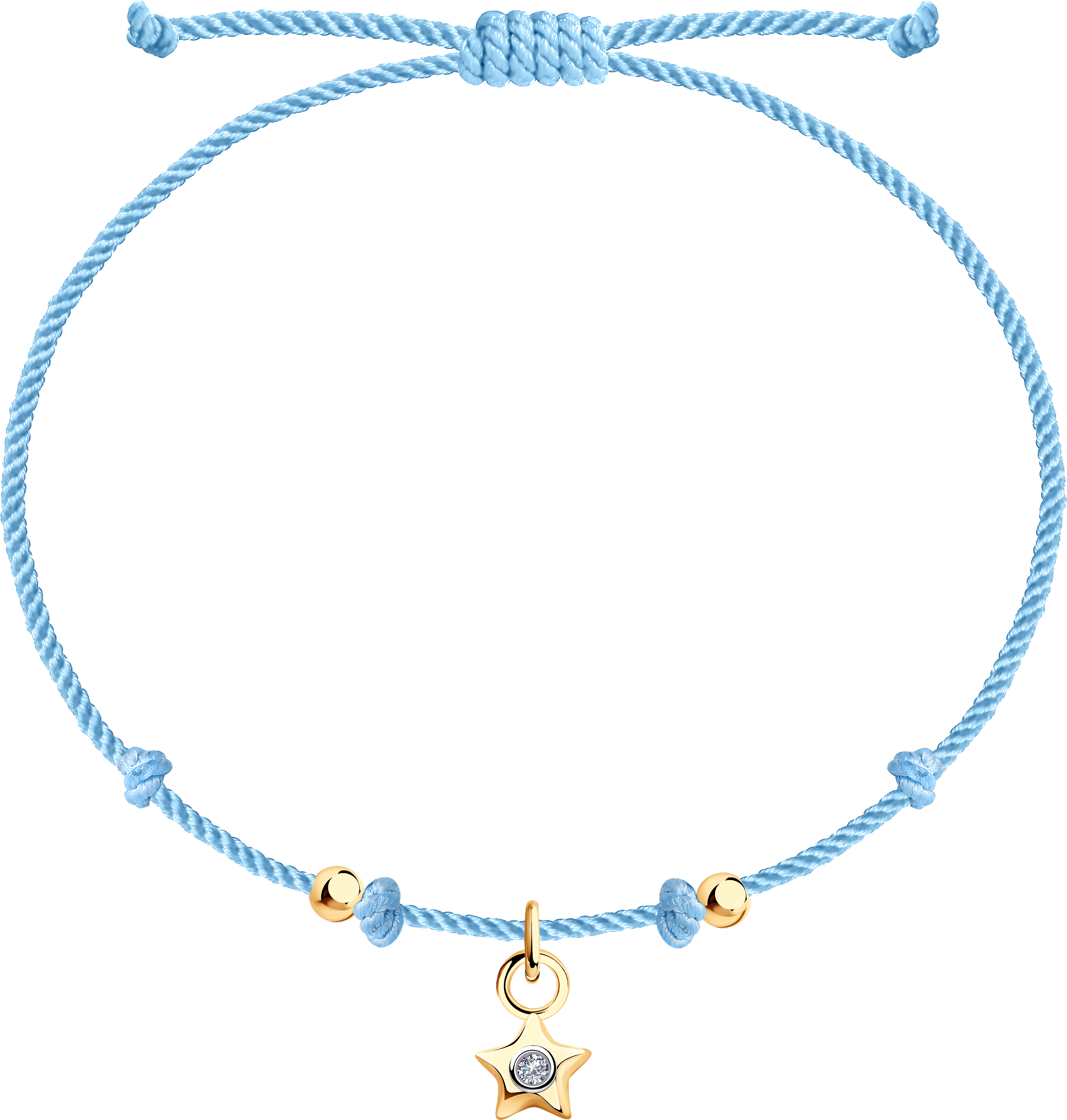 Браслет SOKOLOV Diamonds из золота с бриллиантом