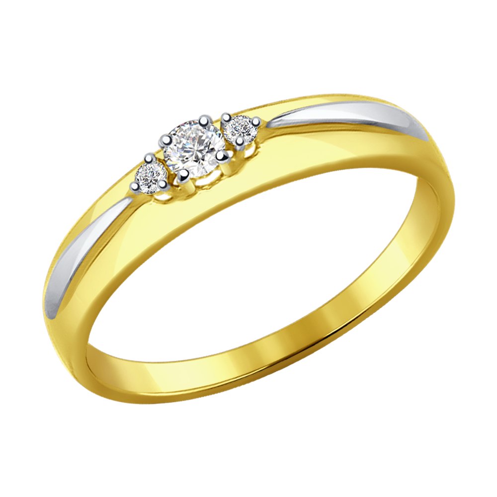 

Кольцо SOKOLOV Diamonds из желтого золота с бриллиантами