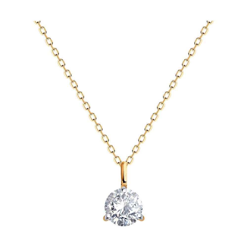 

Колье SOKOLOV Diamonds из золота с бриллиантом