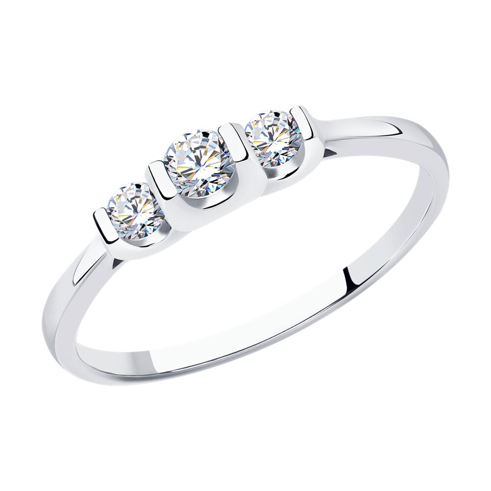 

Кольцо SOKOLOV Diamonds из белого золота с бриллиантами