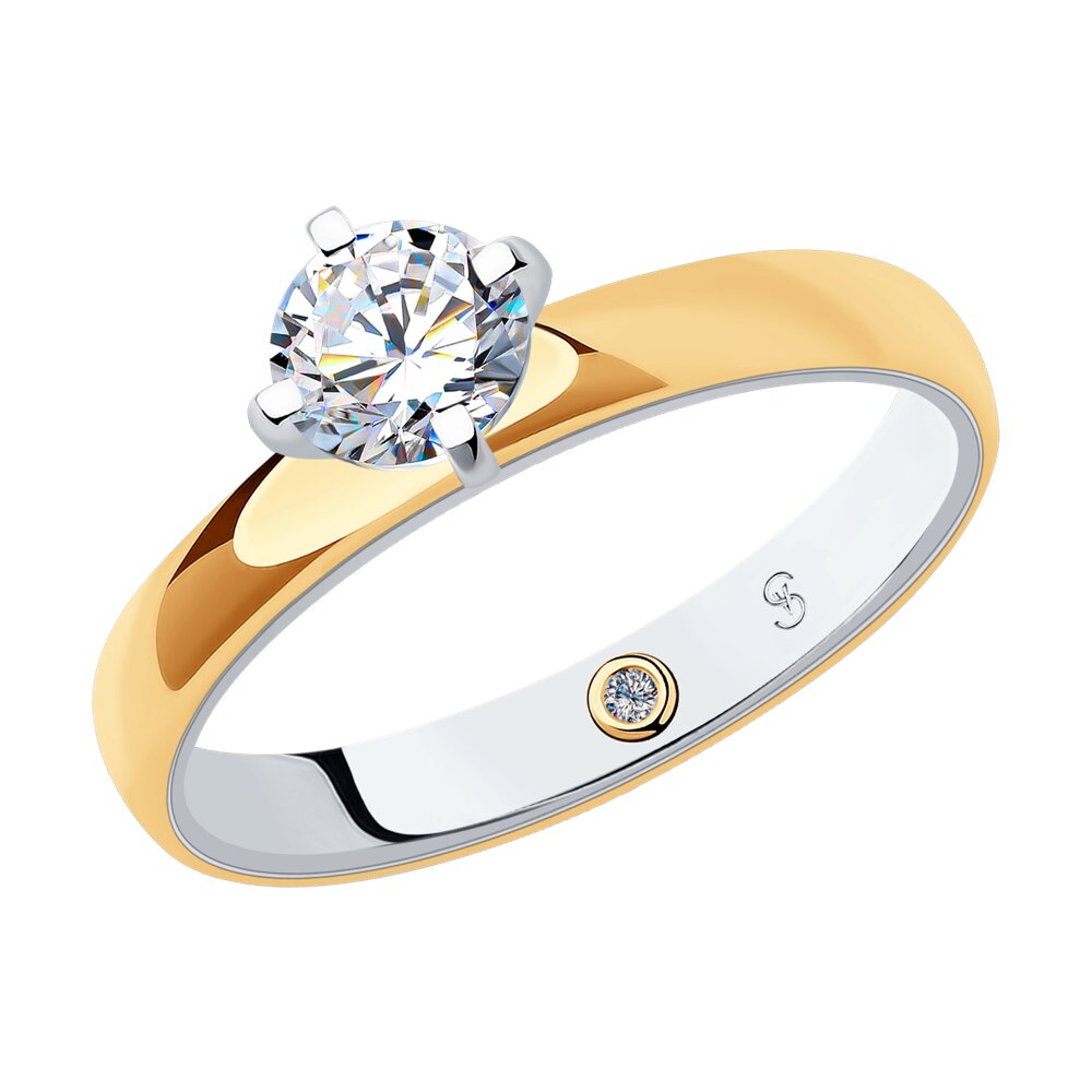 Кольцо SOKOLOV из комбинированного золота с бриллиантами