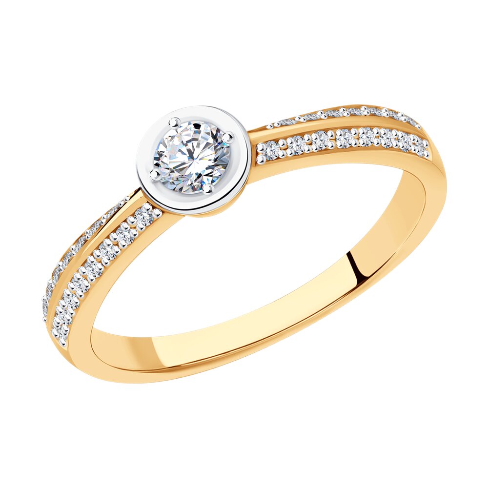 

Кольцо SOKOLOV Diamonds из золота с бриллиантами