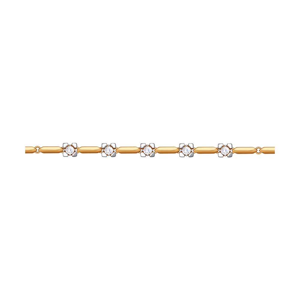 

Браслет SOKOLOV из золота со Swarovski Zirconia