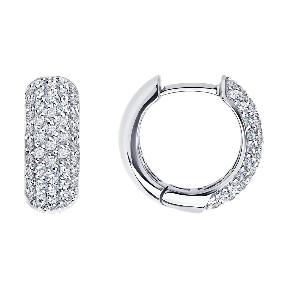 Серьги SOKOLOV из белого золота с бриллиантами 434990₽