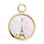 Золотая подвеска la tour eiffel