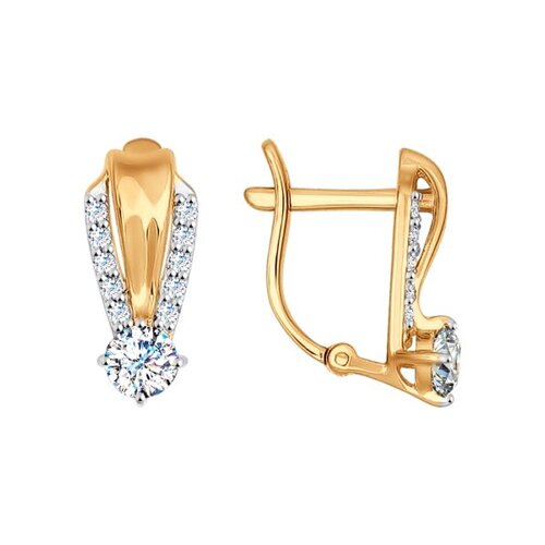 

Серьги SOKOLOV из золота со Swarovski Zirconia