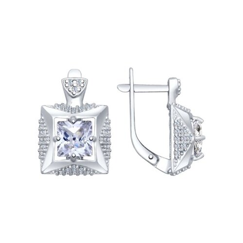 

Серьги SOKOLOV из серебра с фианитами