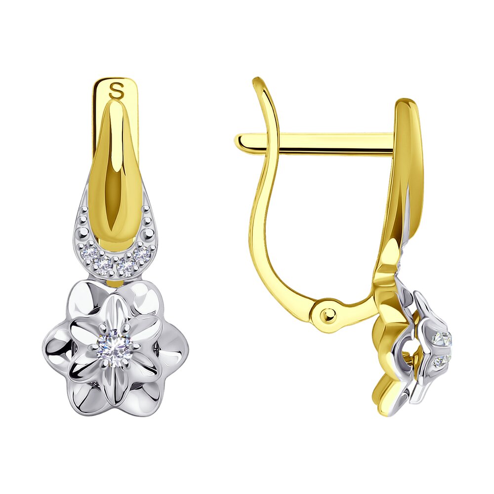 

Серьги SOKOLOV Diamonds из желтого золота с бриллиантами