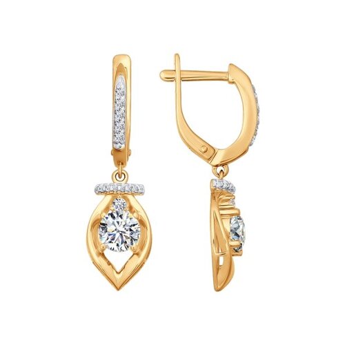 

Серьги SOKOLOV из золота со Swarovski Zirconia