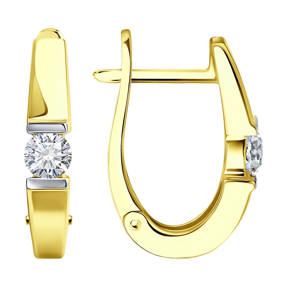 

Серьги SOKOLOV Diamonds из желтого золота с бриллиантами
