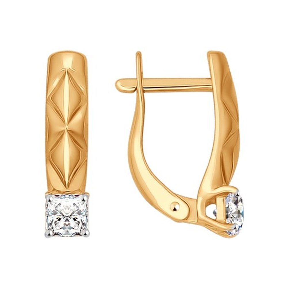 

Серьги SOKOLOV из золота со Swarovski Zirconia