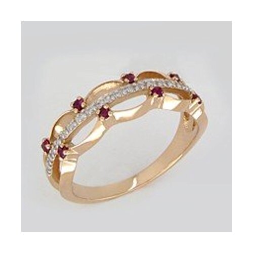 

Кольцо SOKOLOV из золота с бриллиантами и рубинами