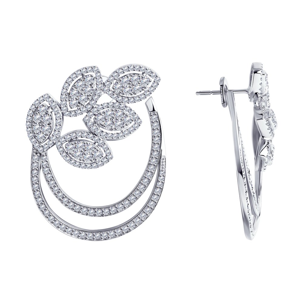 

Серьги SOKOLOV Diamonds из белого золота с бриллиантами