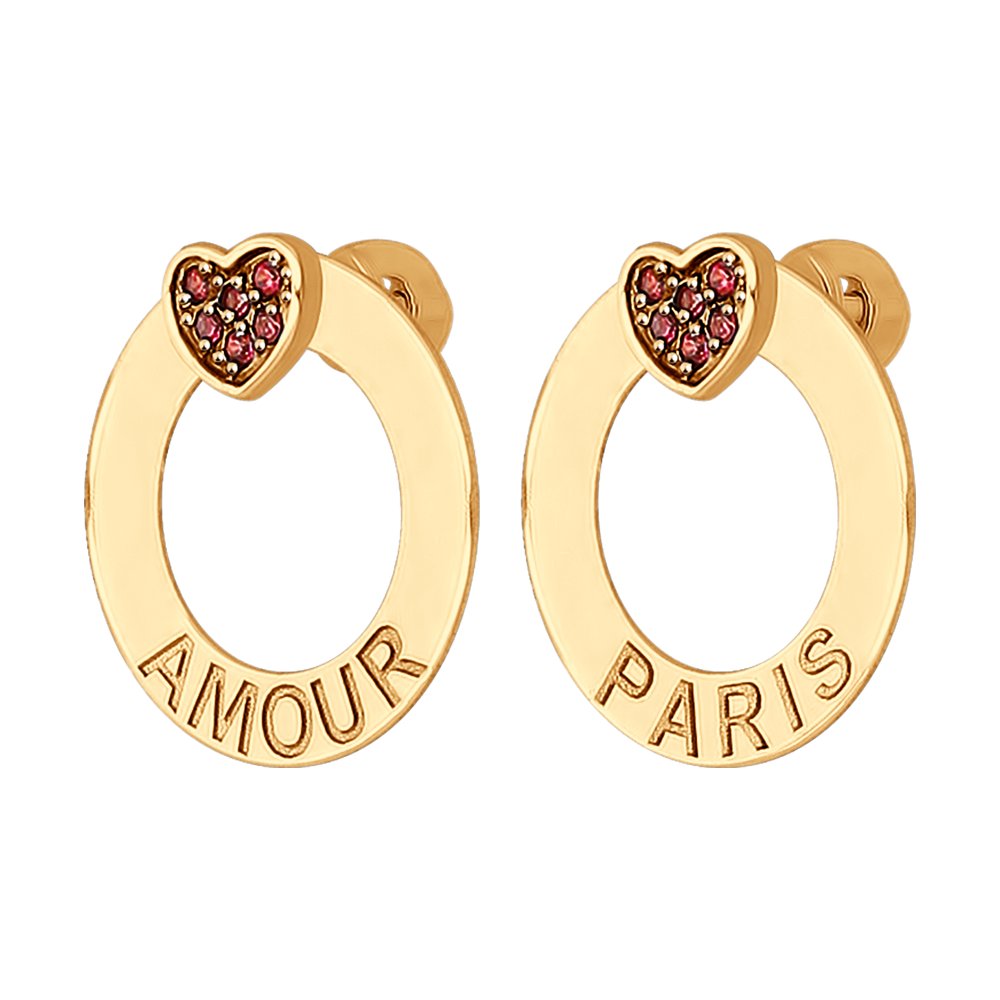 

Серьги SOKOLOV из золота с фианитами