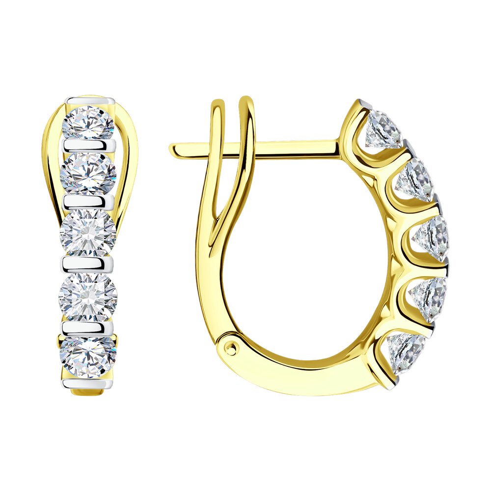 

Серьги SOKOLOV Diamonds из желтого золота с бриллиантами