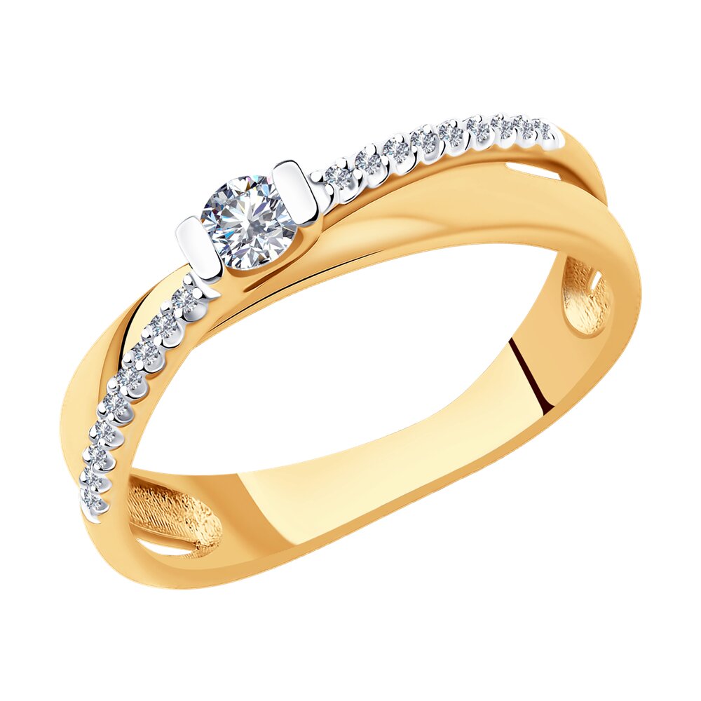 

Кольцо SOKOLOV Diamonds из золота с бриллиантами