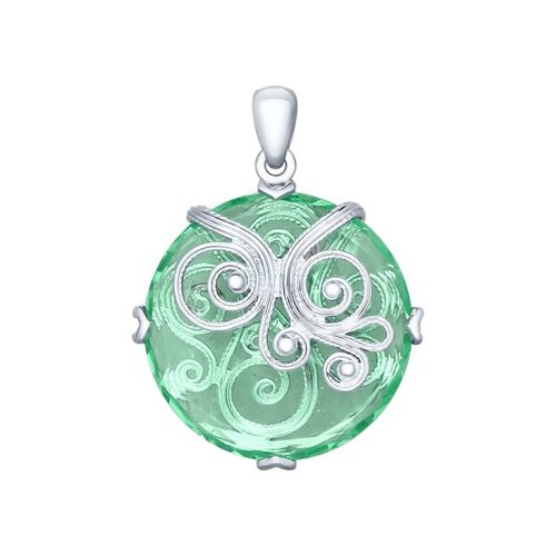 

Подвеска SOKOLOV из серебра с ситаллом и сканью