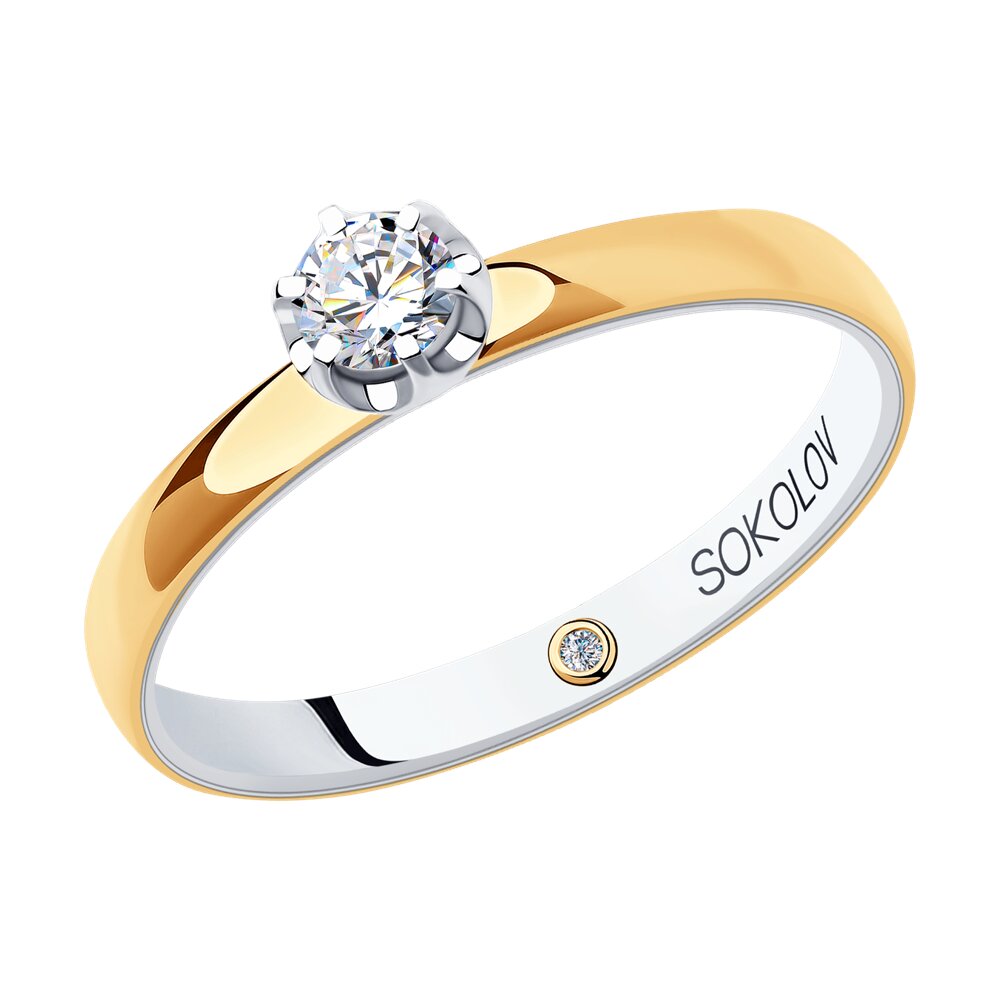 

Кольцо SOKOLOV Diamonds из комбинированного золота