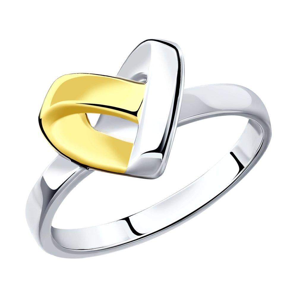 

Кольцо SOKOLOV из серебра с золочением