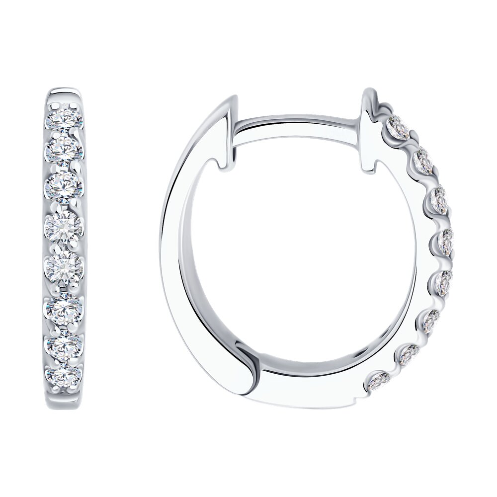 Серьги SOKOLOV из белого золота с бриллиантами 209990₽