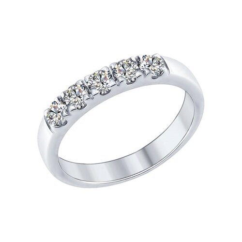 

Кольцо SOKOLOV из серебра со Swarovski Zirconia