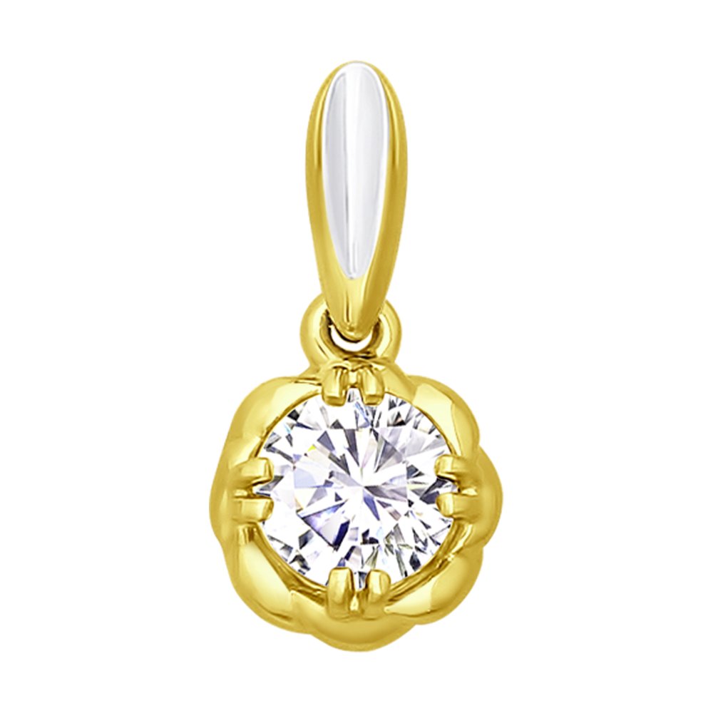 

Подвеска SOKOLOV из желтого золота со Swarovski Zirconia