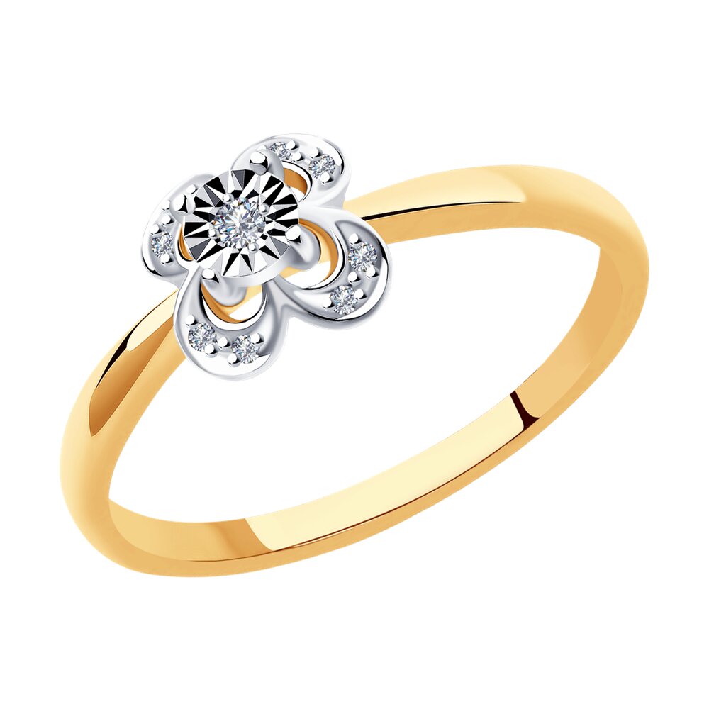 

Кольцо SOKOLOV Diamonds из золта с бриллиантами