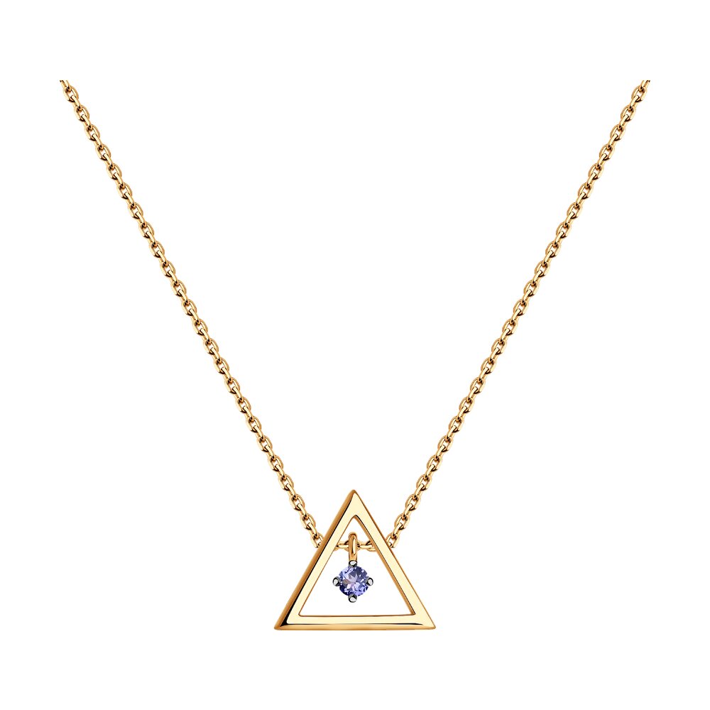 

Колье SOKOLOV Diamonds из золота с танзанитом