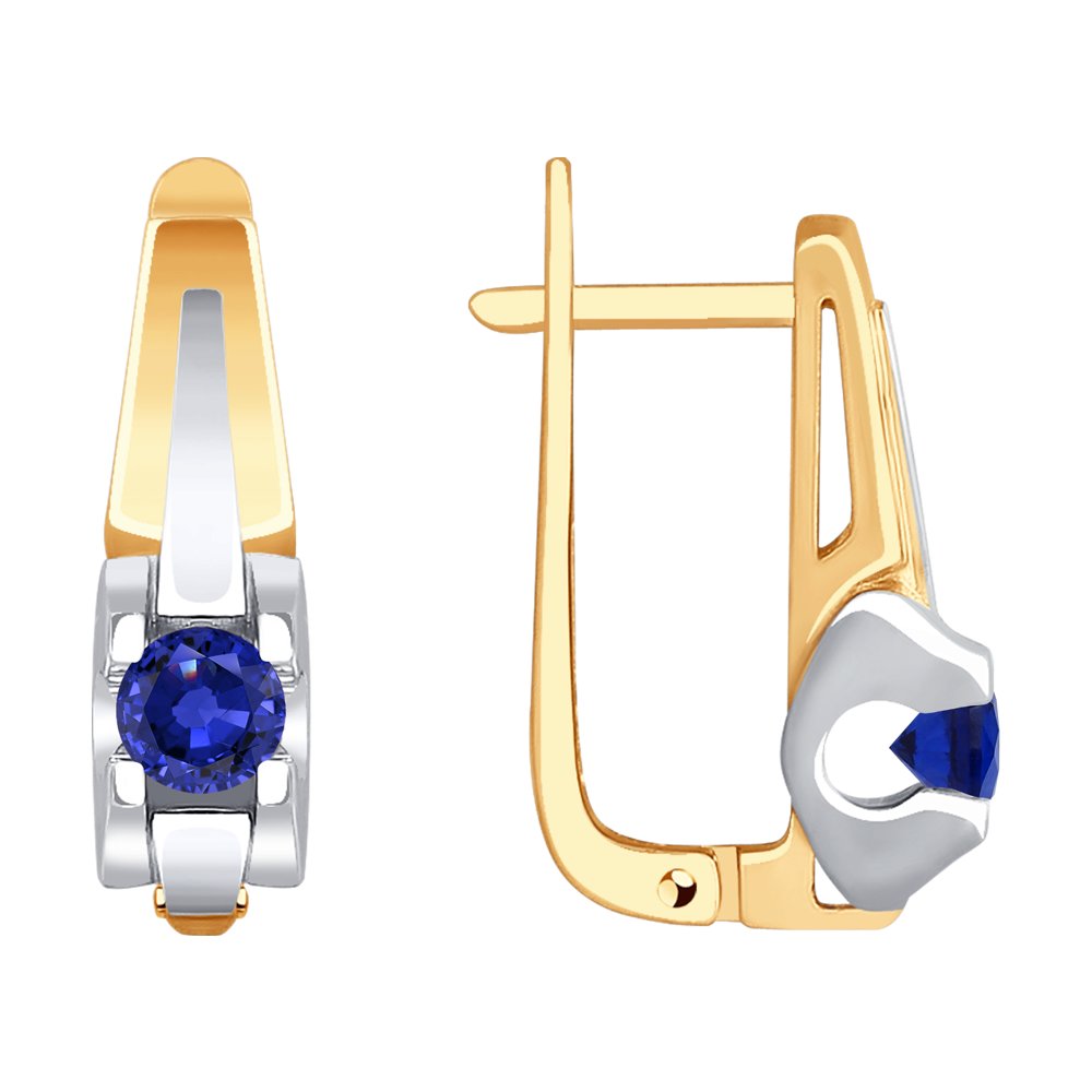 

Серьги SOKOLOV Diamonds из золота с сапфирами