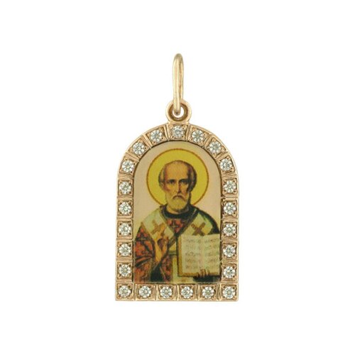 

Иконка SOKOLOV из золота с фианитами