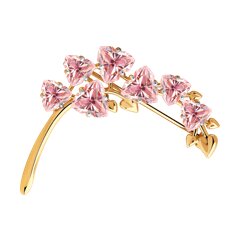 Брошь SOKOLOV из золота с фианитами 27000₽