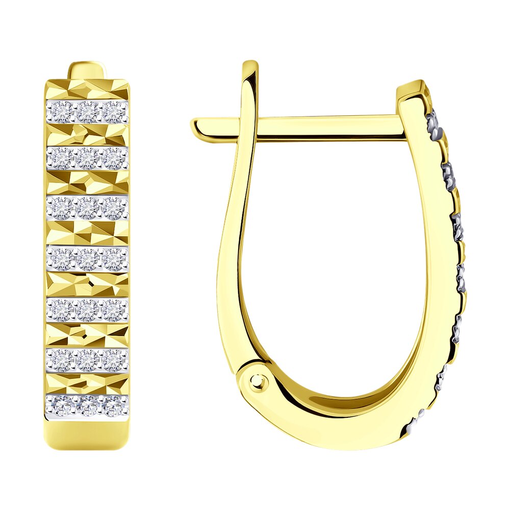 

Серьги SOKOLOV Diamonds из желтого золота с бриллиантами