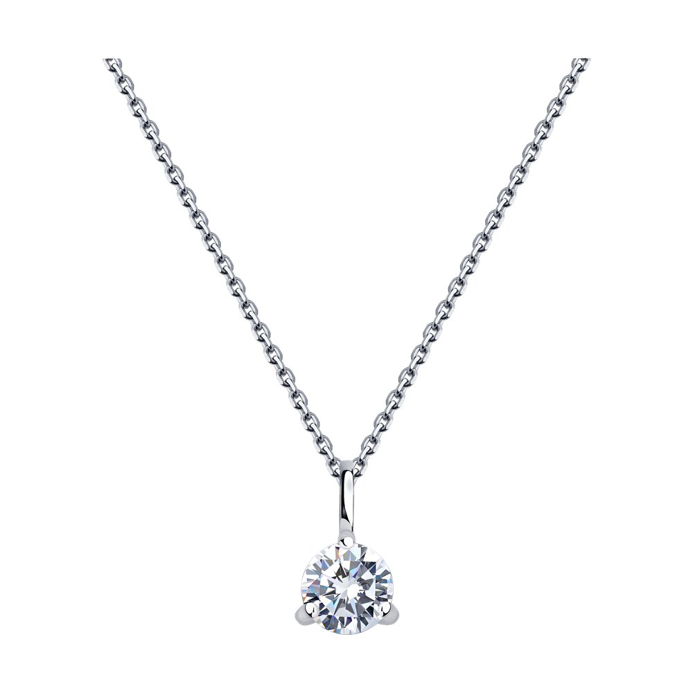 

Колье SOKOLOV Diamonds из белого золота с бриллиантом