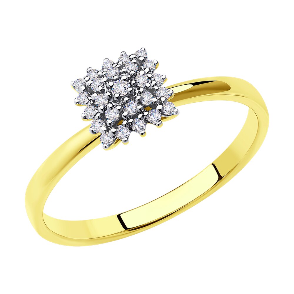 

Кольцо SOKOLOV Diamonds из желтого золота с бриллиантами