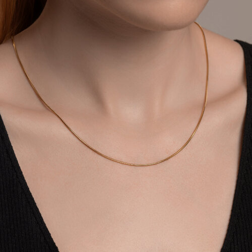 Цепь из золочёного серебра - фото 3