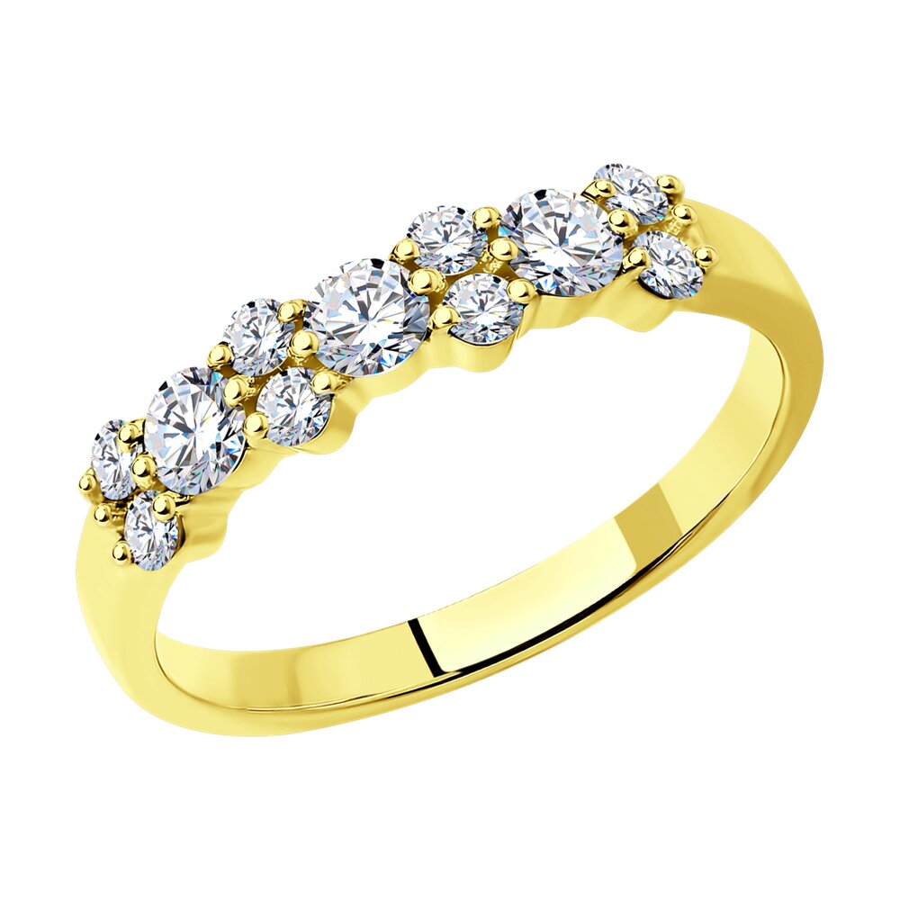 

Кольцо SOKOLOV Diamonds из желтого золота с бриллиантами