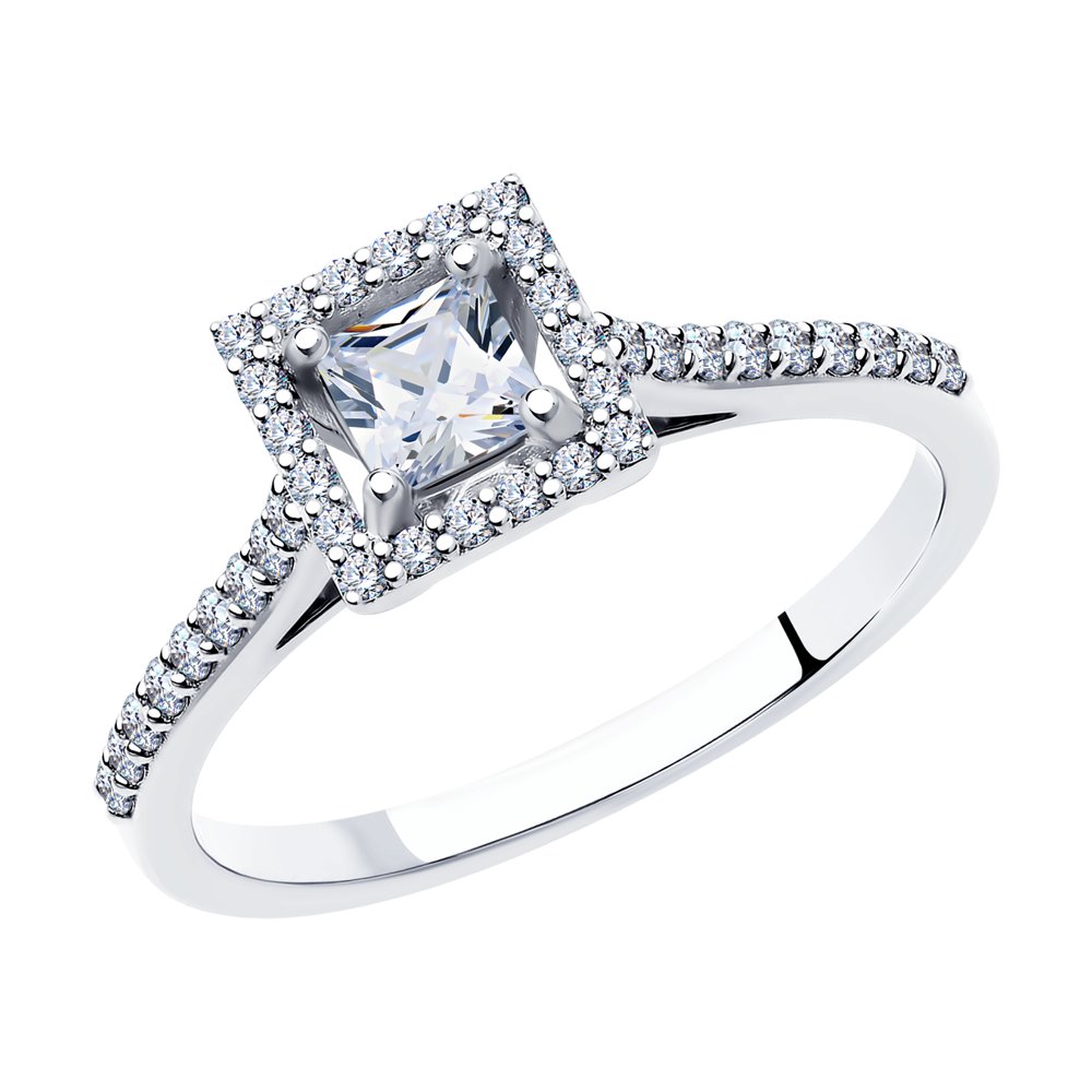 

Кольцо SOKOLOV Diamonds из белого золота с бриллиантами