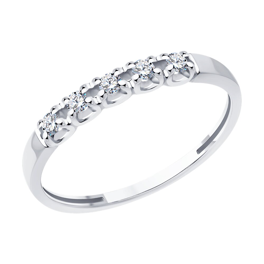 

Кольцо SOKOLOV Diamonds из белого золота с бриллиантами