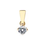 Подвеска из серебра со Swarovski Zirconia