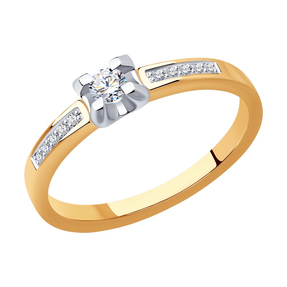 

Кольцо SOKOLOV Diamonds из золота с бриллиантами
