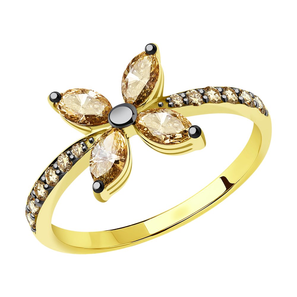 

Кольцо SOKOLOV Diamonds из желтого золота