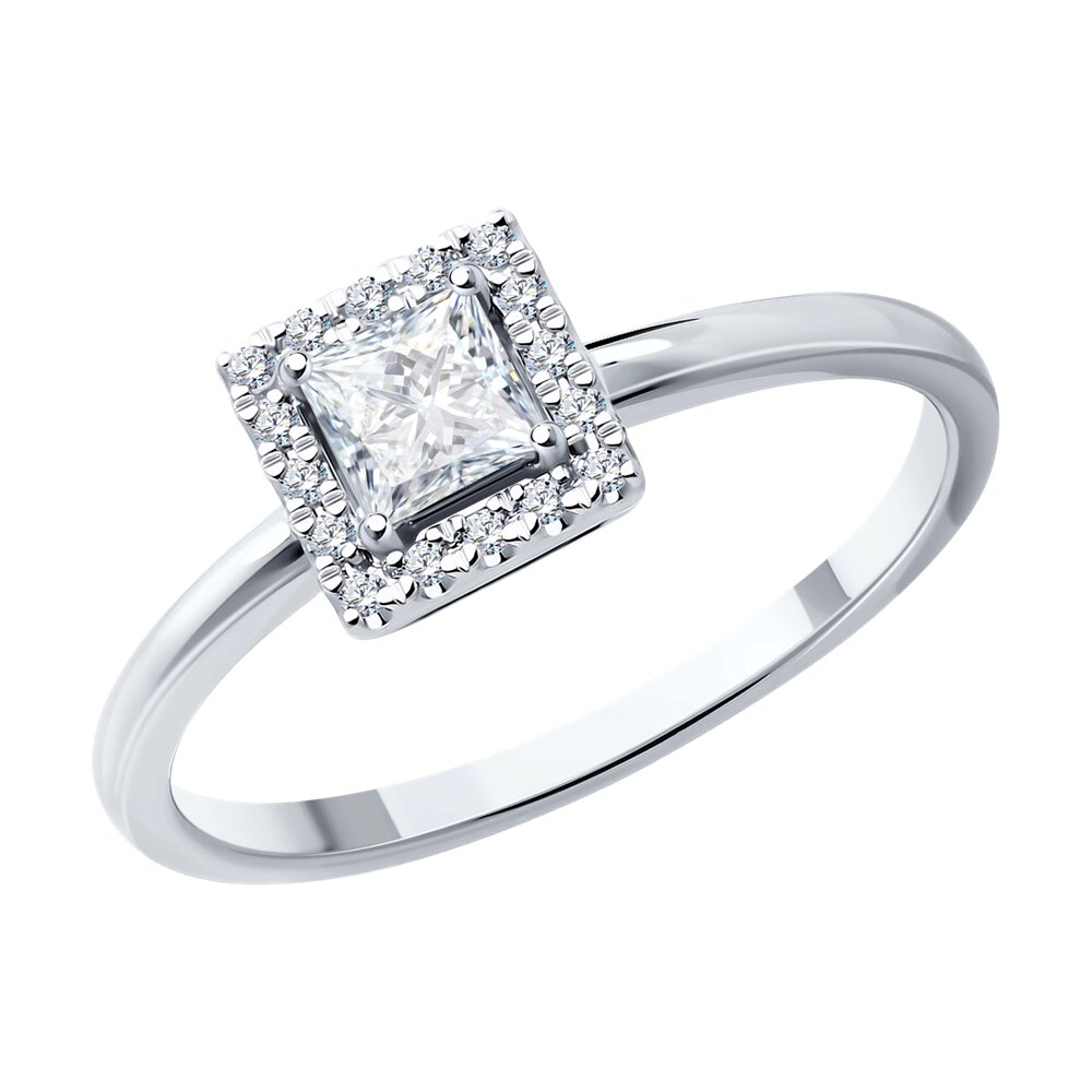 

Кольцо SOKOLOV Diamonds из белого золота с бриллиантами