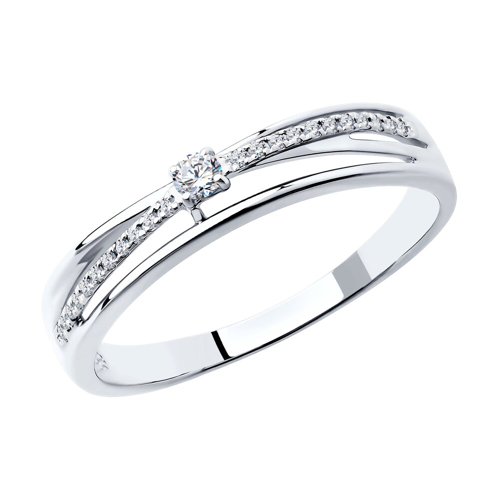 

Кольцо SOKOLOV Diamonds из белого золота с бриллиантами