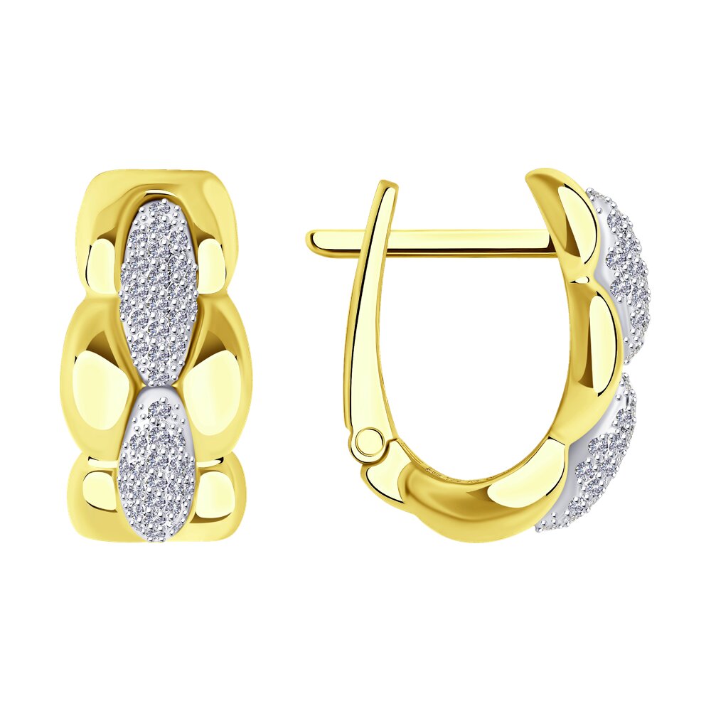 

Серьги SOKOLOV Diamonds из желтого золота с бриллиантами