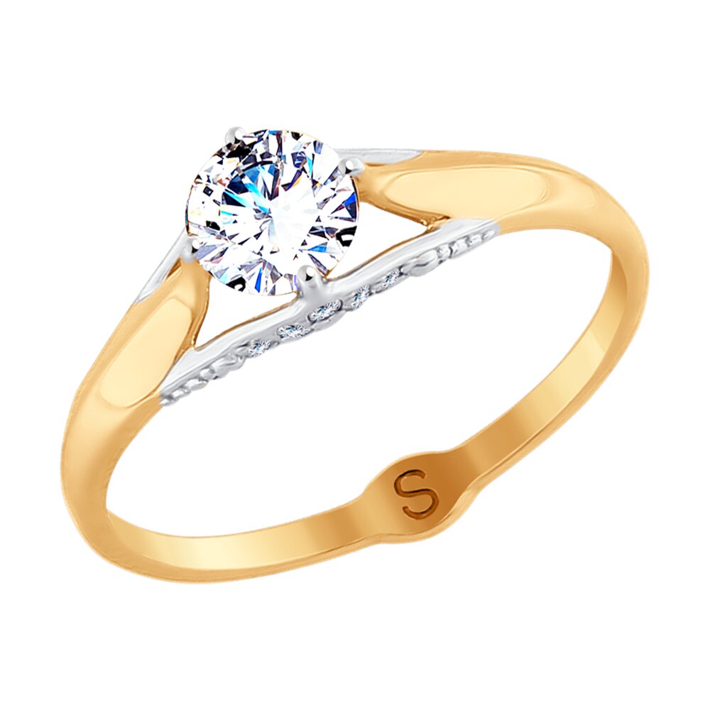 

Кольцо SOKOLOV из золота со Swarovski Zirconia