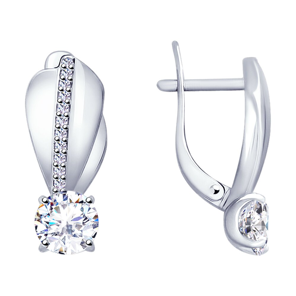 

Серьги SOKOLOV из серебра со Swarovski Zirconia