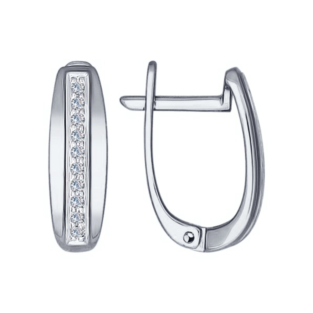 

Серьги SOKOLOV Diamonds из белого золота с бриллиантами