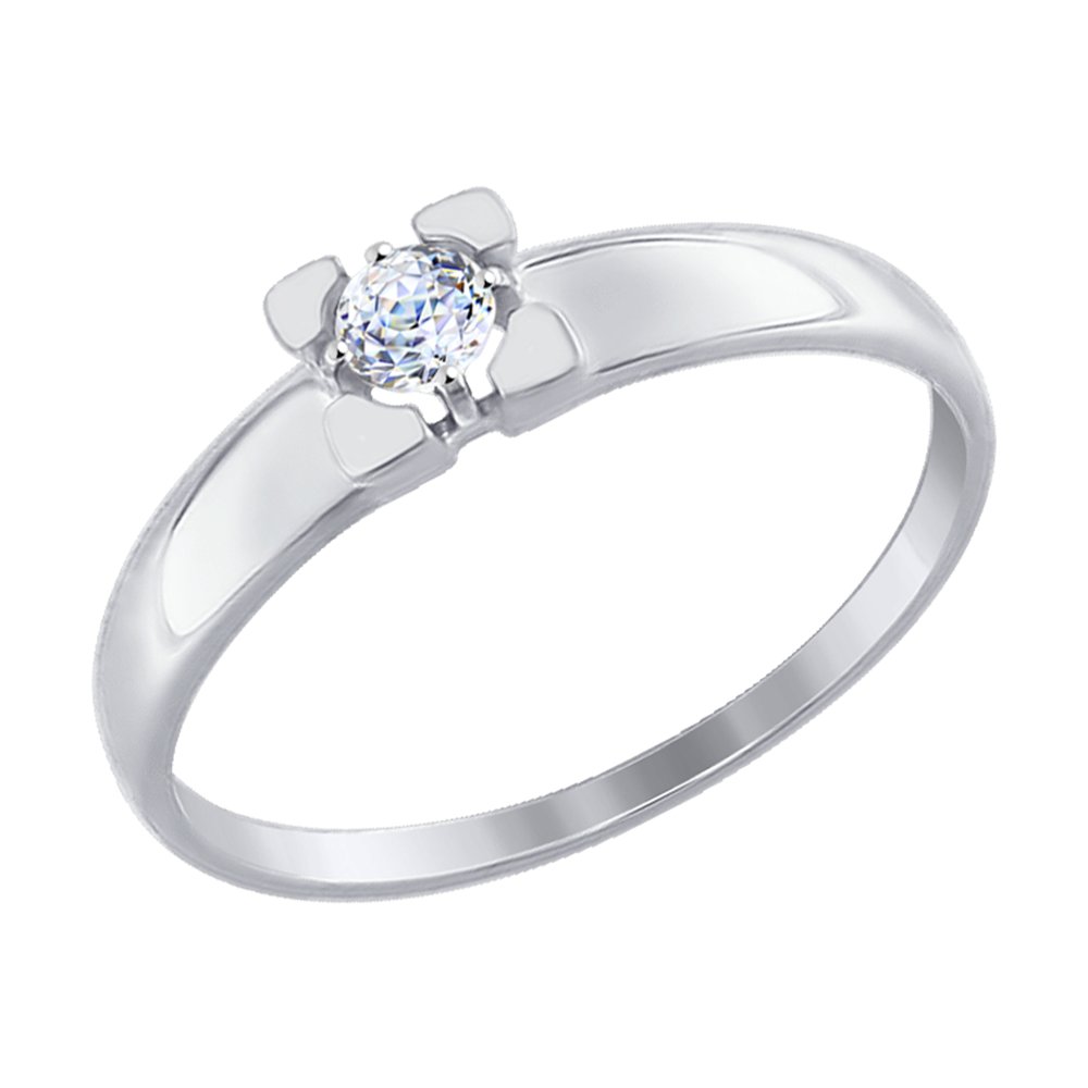 

Кольцо SOKOLOV из белого золота со Swarovski Zirconia