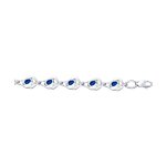 

Браслет SOKOLOV Diamonds из белого золота с бриллиантами и сапфирами